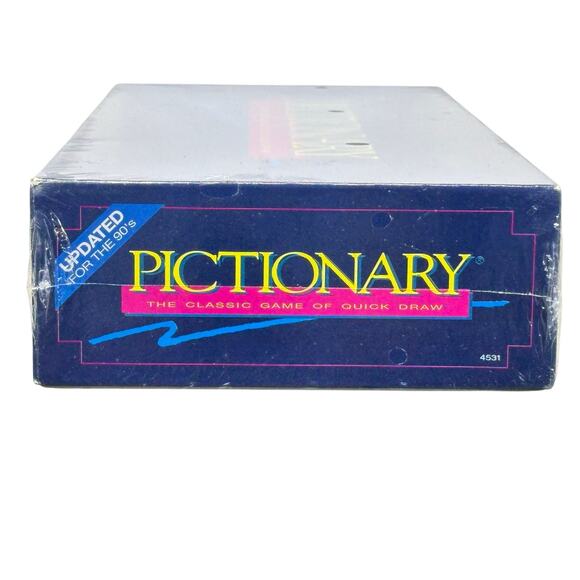 Pictionary Board Game Updated for the 90’s New Sealed Vintage Edition - Picture 8 of 9